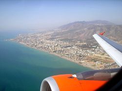 Llegar en avión a Málaga